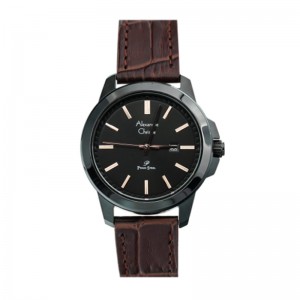 Alexandre Christie AC 1017 Black Brown Leather Lady LDLIPBARG